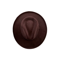 Vegan Pencil Curl Stiff Brim Fedora Hat