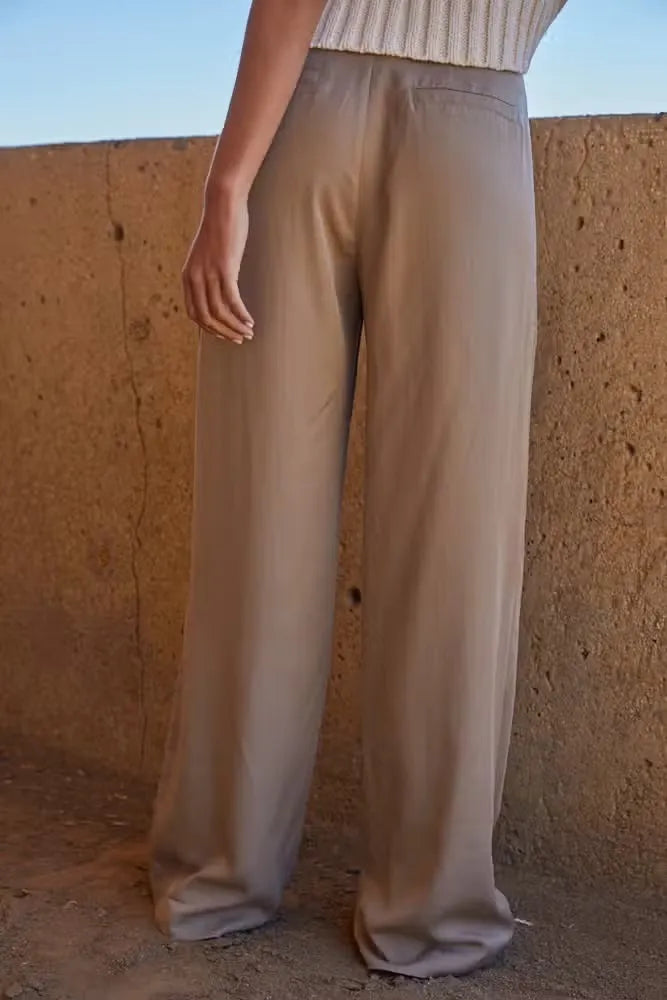 High Waisted Pleated Pants