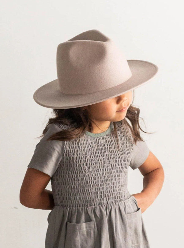 Kids-Felt Wide Brim Hat