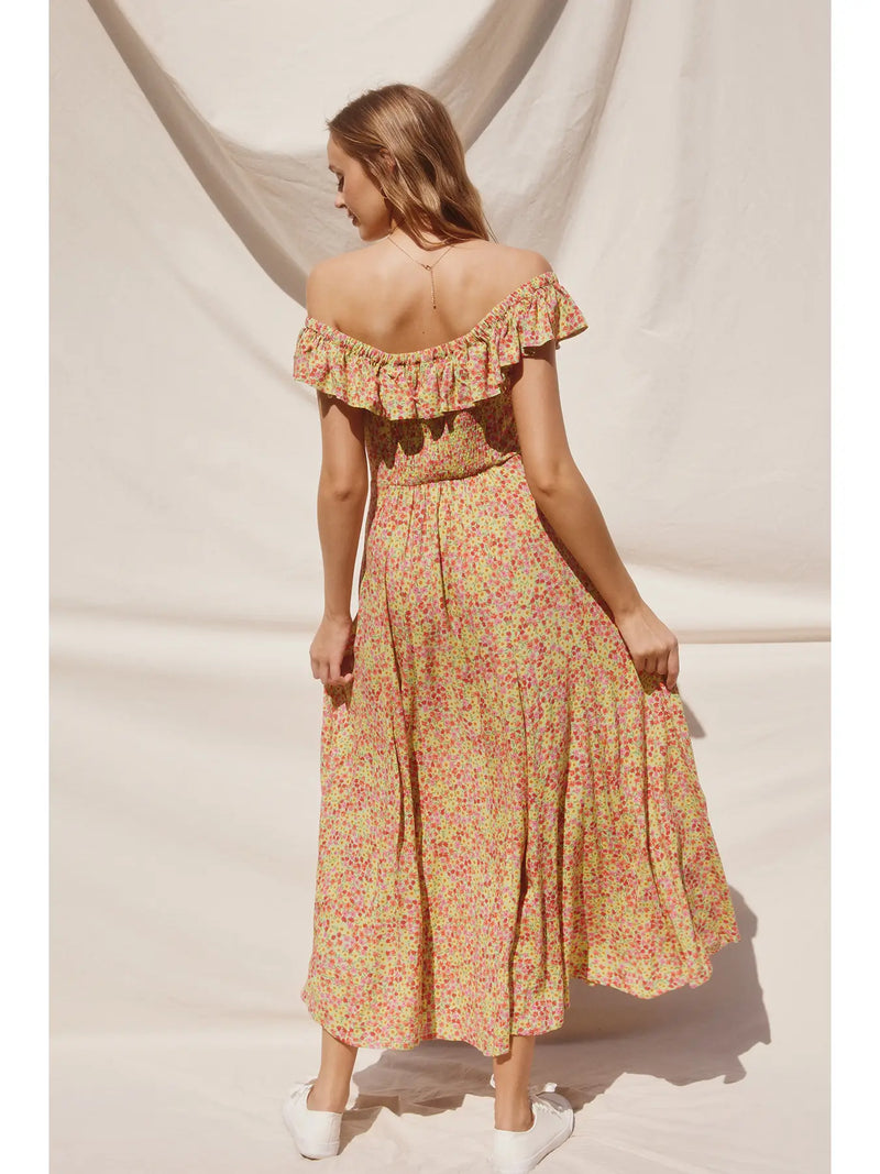 Flower Patch Midi Dress