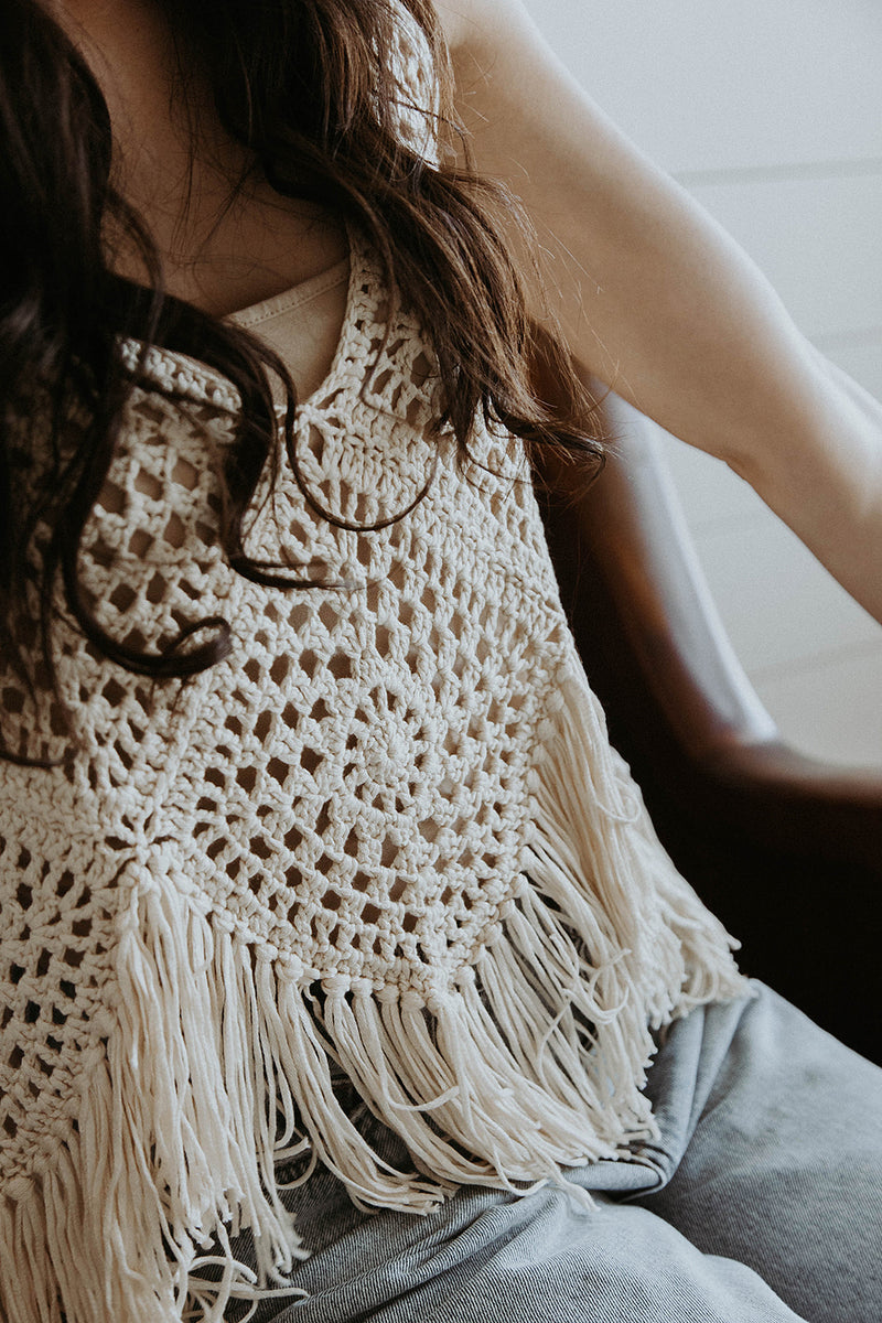 Crochet Fringe Top