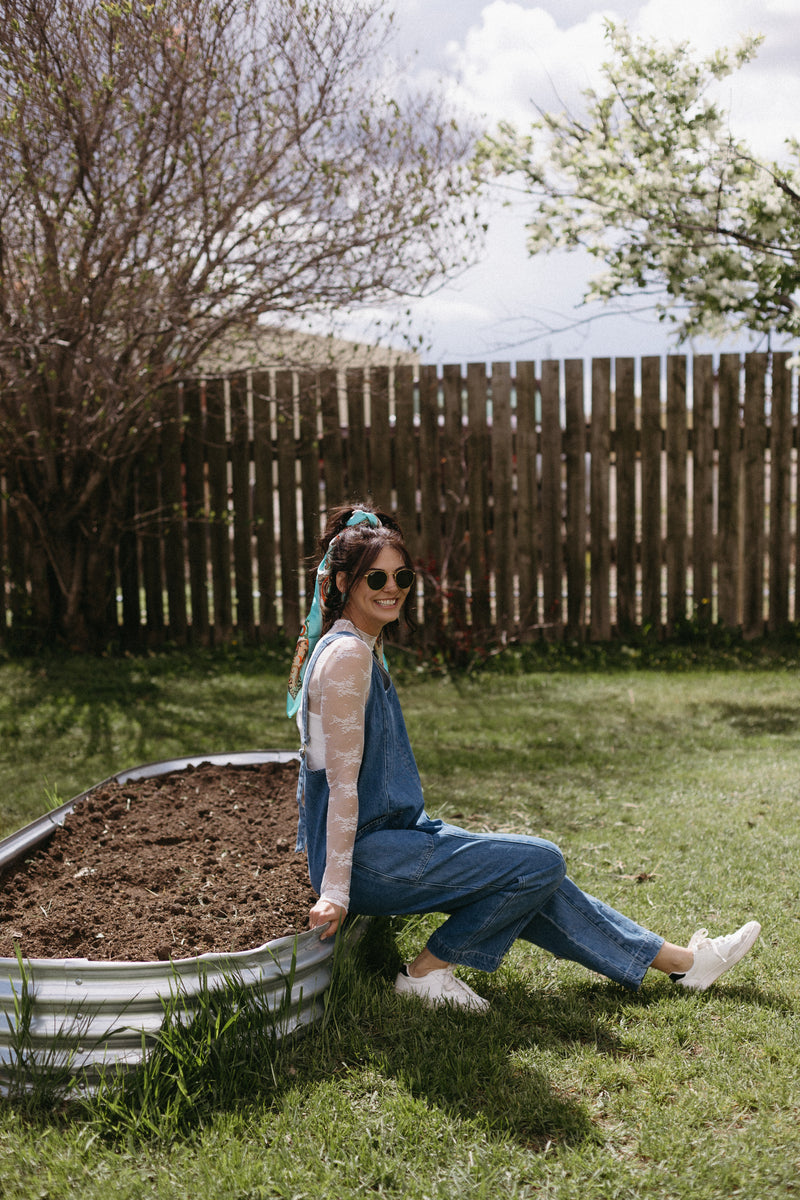 Lux Floral Mesh Top