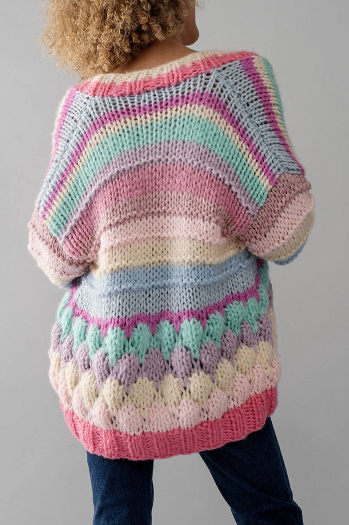 Chunky Knit Crochet Cardigan