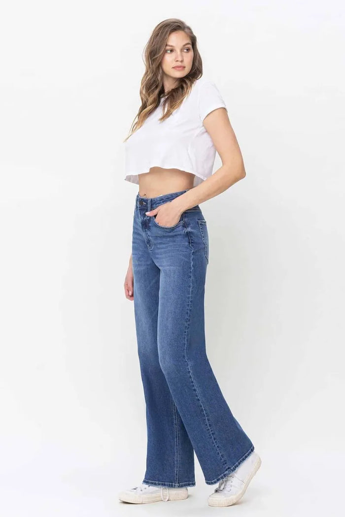 90's High Rise Loose Fit Jeans-Accomplished