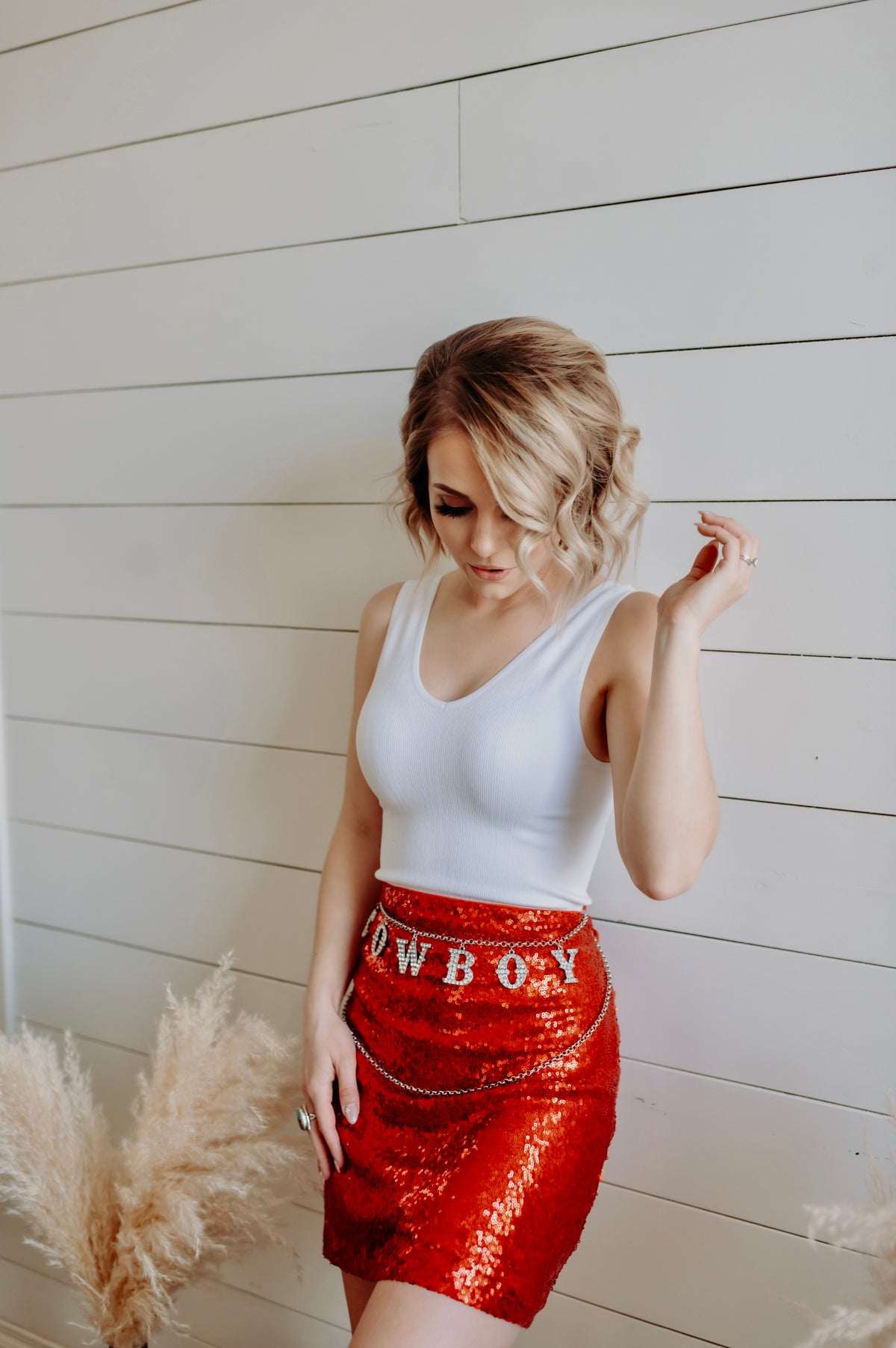 Sequin Mini Skirt