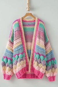 Chunky Knit Crochet Cardigan