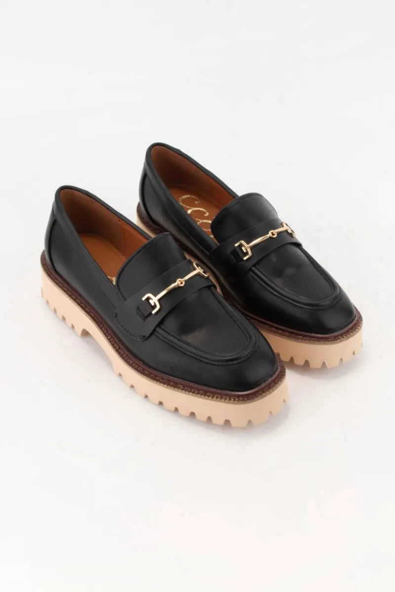 Megan Lug Sole Classy Loafer