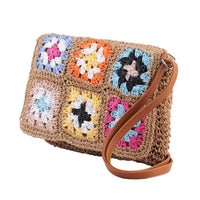 Flower Crochet Shoulder Bag