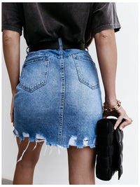 Denim Mini Skirt