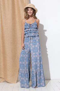 Adelaide Ruffle Tank Palazzo Pant Set