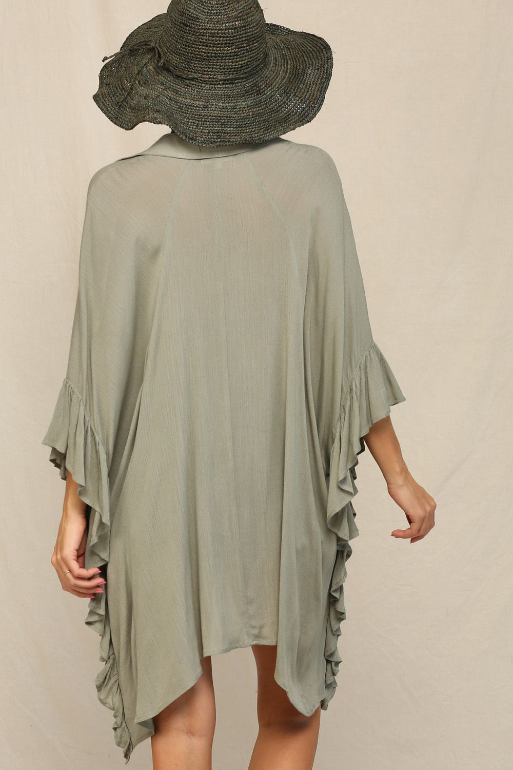 Sage Oversized Shirt/Dress